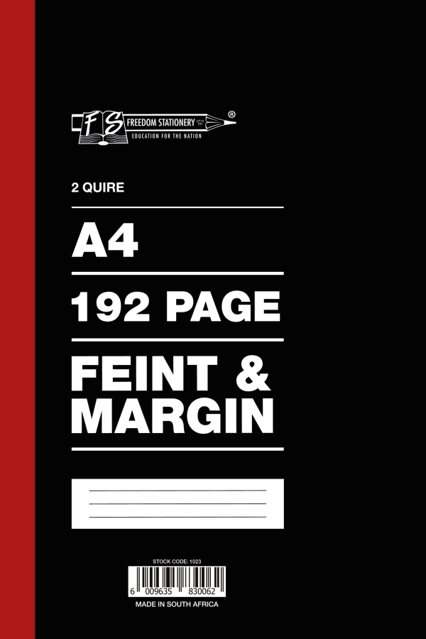 A4 2 Quire 192 PG F/M