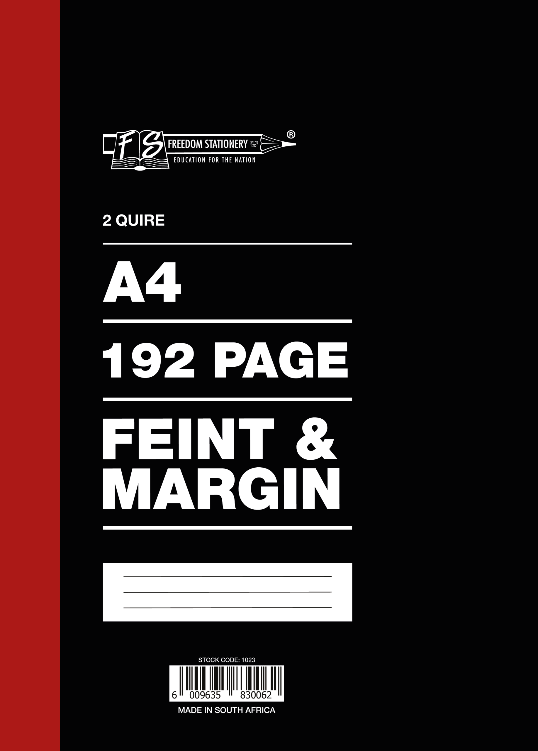 A4 2 Quire 192 PG F/M